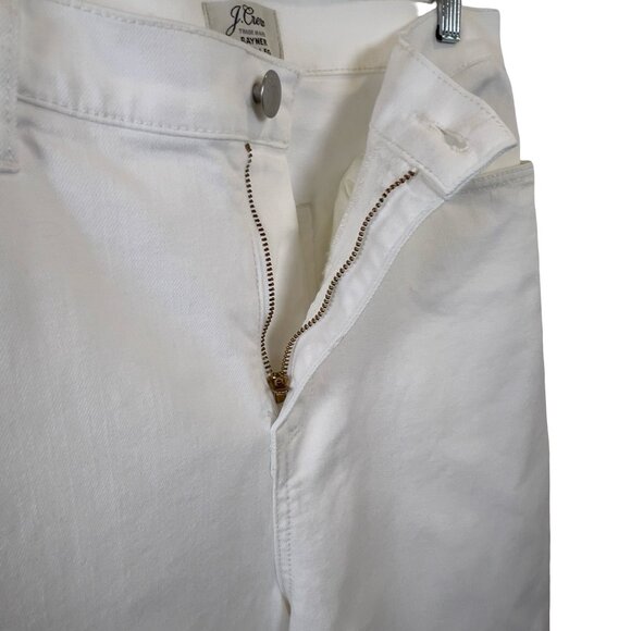 J. Crew White Rayner Wide Leg Cropped Jeans Size 31 - Picture 3 of 8